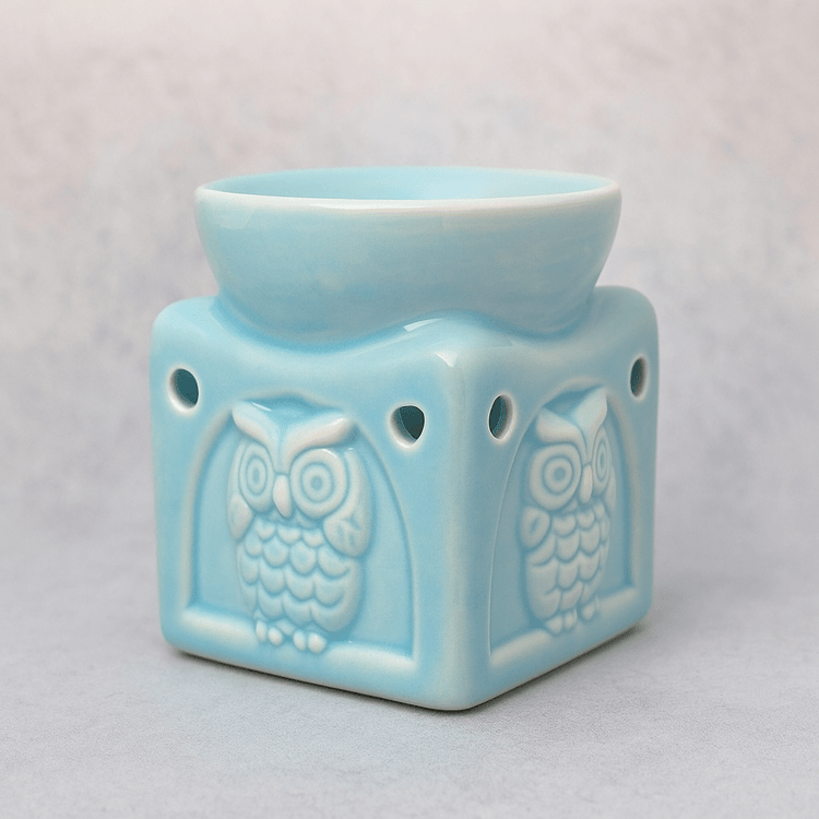 🦉 Quemador de Cera con Búhos - VeCandles