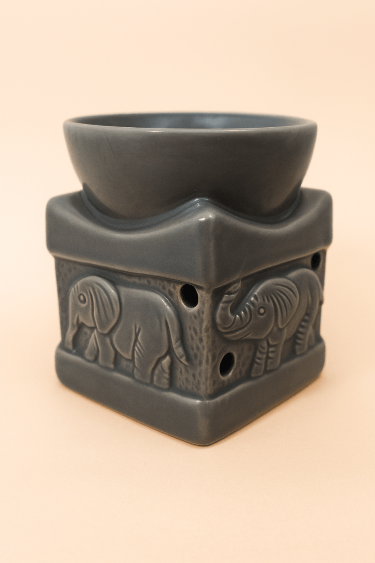 🐘 Quemador de Cera con Elefantes - VeCandles