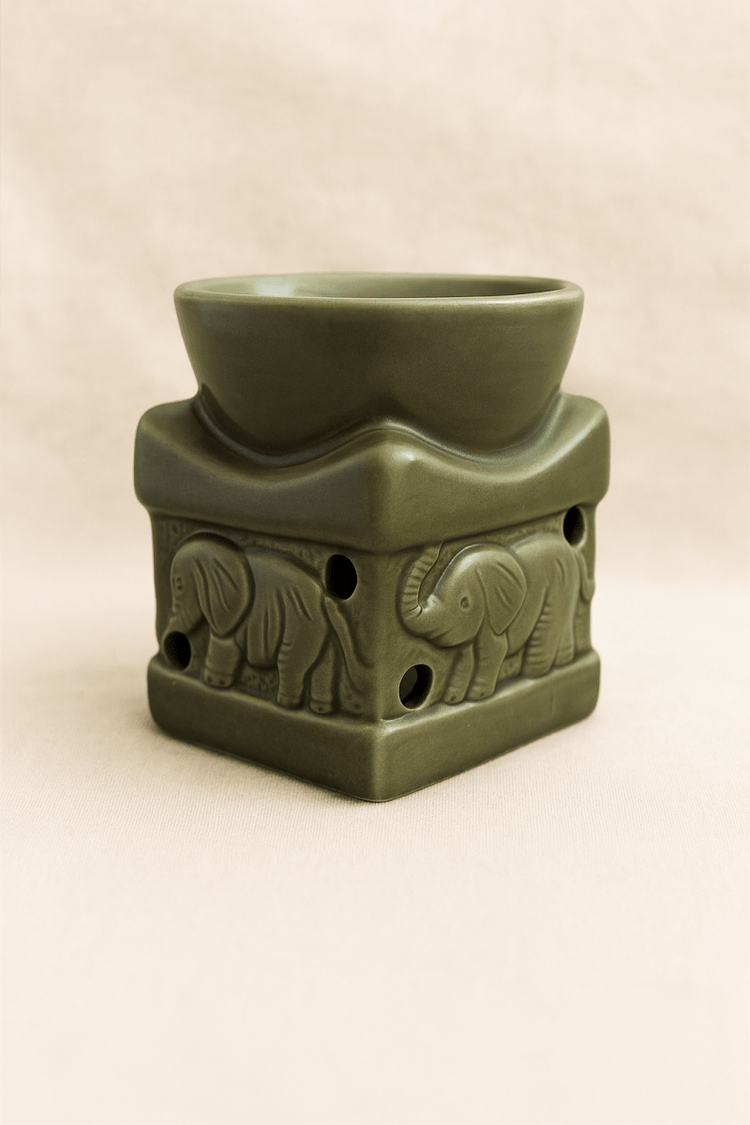 🐘 Quemador de Cera con Elefantes - VeCandles
