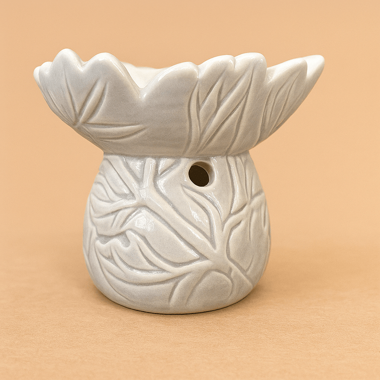 🍃 Quemador de Cera Hoja Esencial - VeCandles