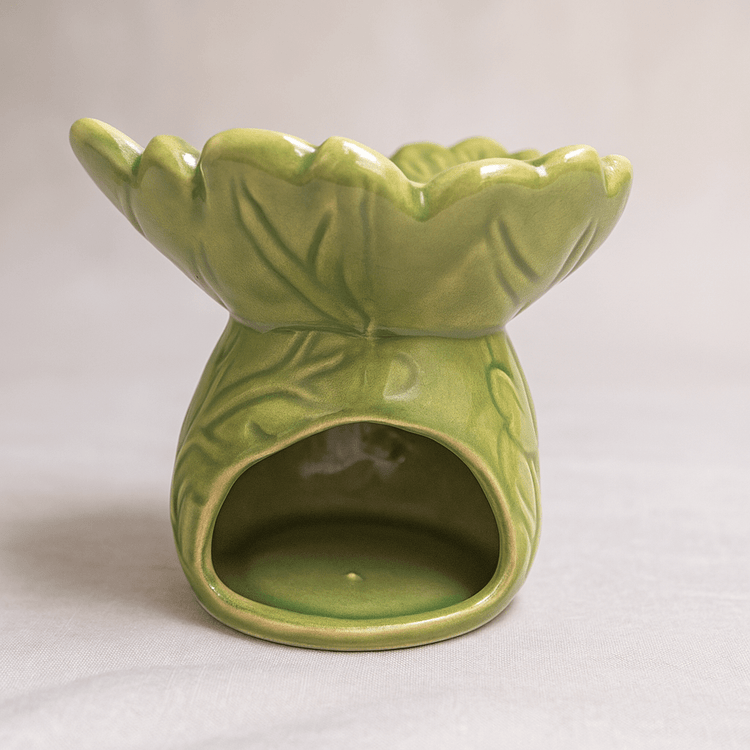 🍃 Quemador de Cera Hoja Esencial - VeCandles
