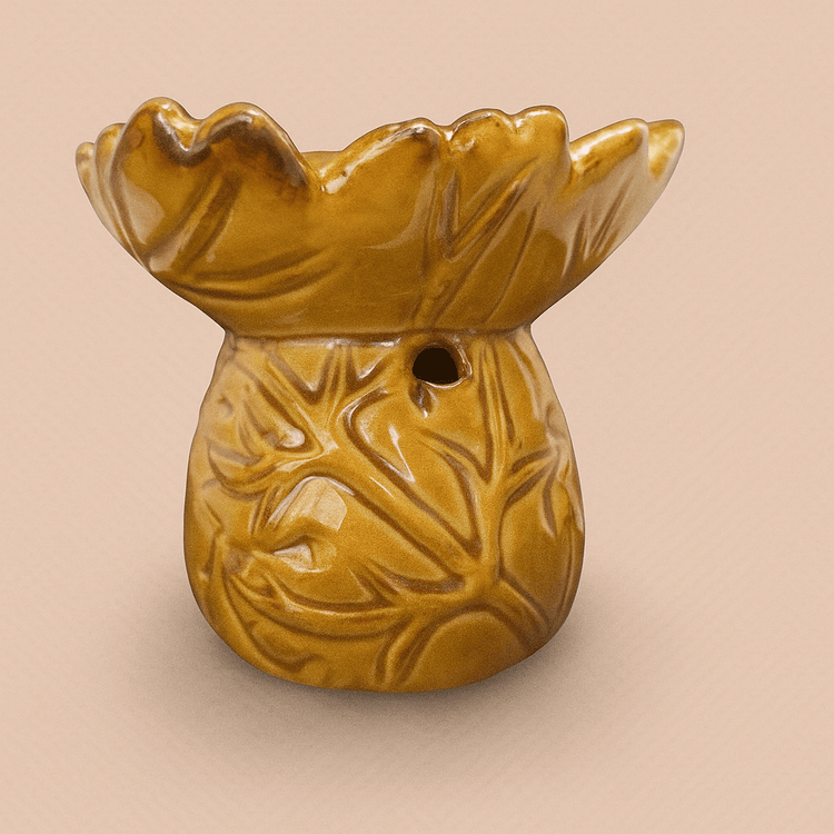🍃 Quemador de Cera Hoja Esencial - VeCandles
