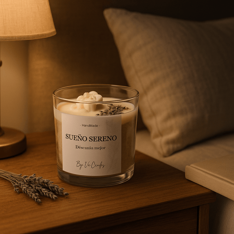 Vela Sueño Sereno - Descansa mejor - VeCandles