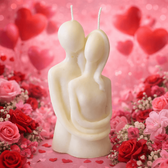 Abrazo Eterno · Vela Escultural Floral | VeCandles - VeCandles