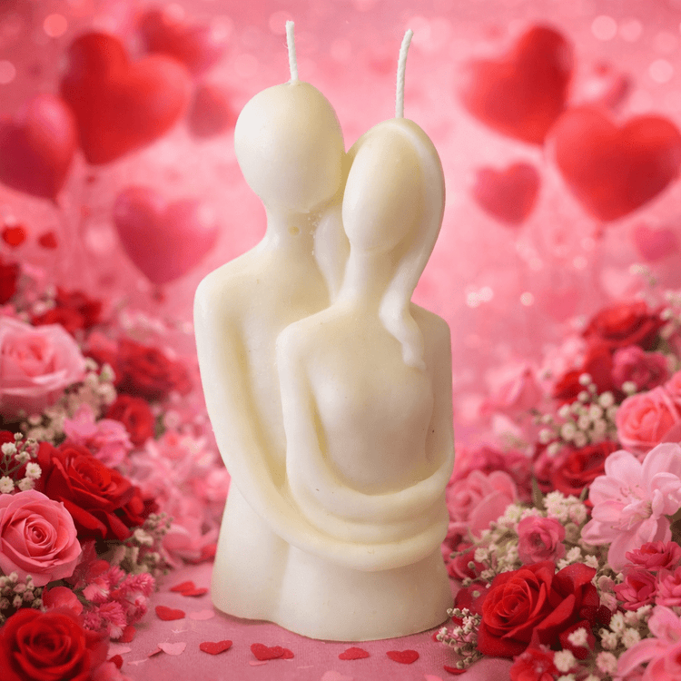 Abrazo Eterno · Vela Escultural Floral | VeCandles - VeCandles