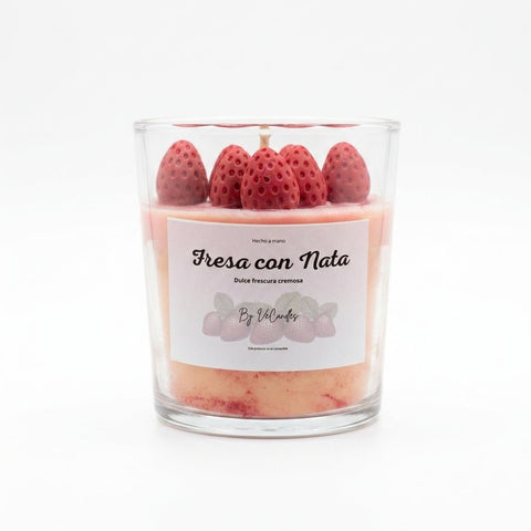 Fresas con Nata - VeCandles