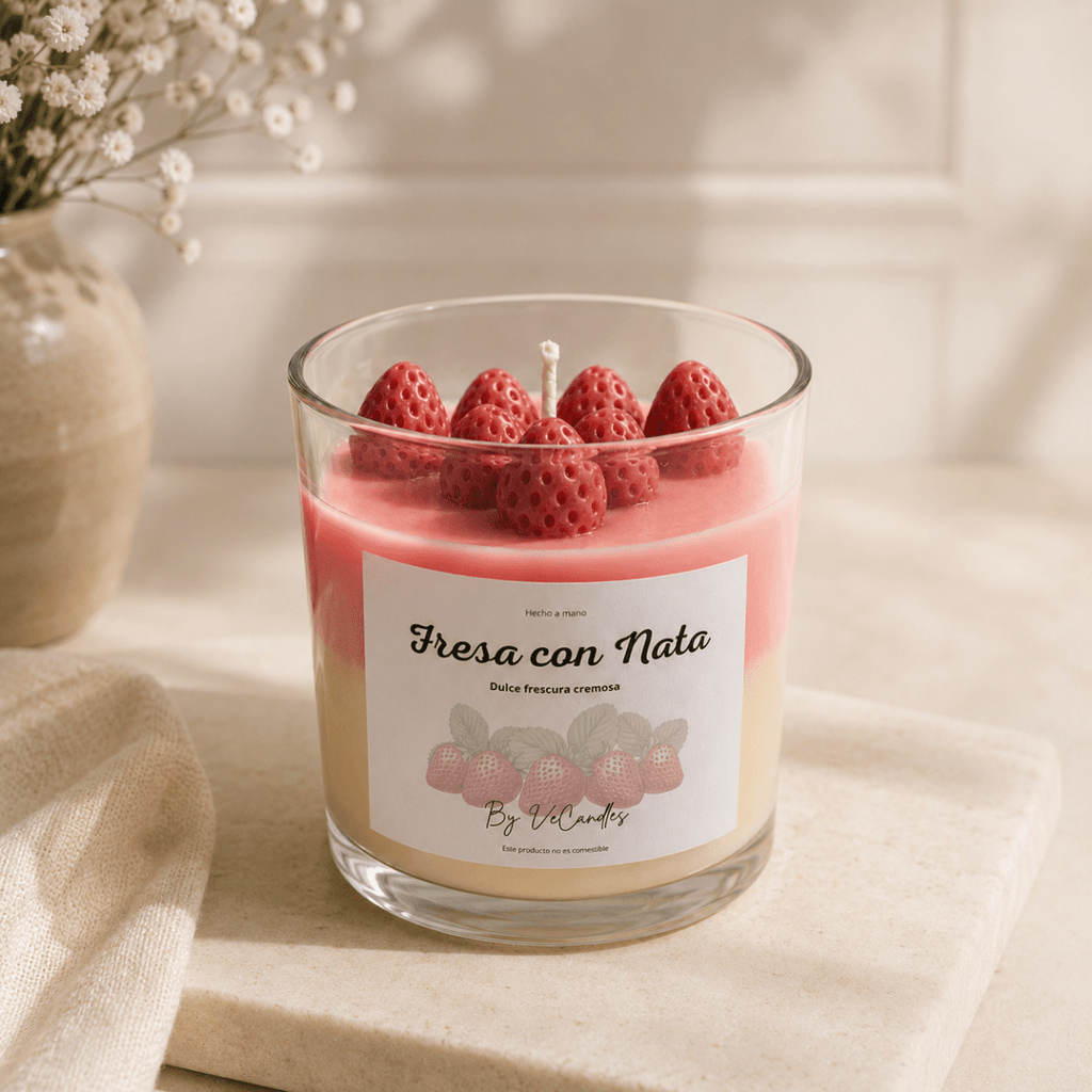 Fresas con Nata - VeCandles