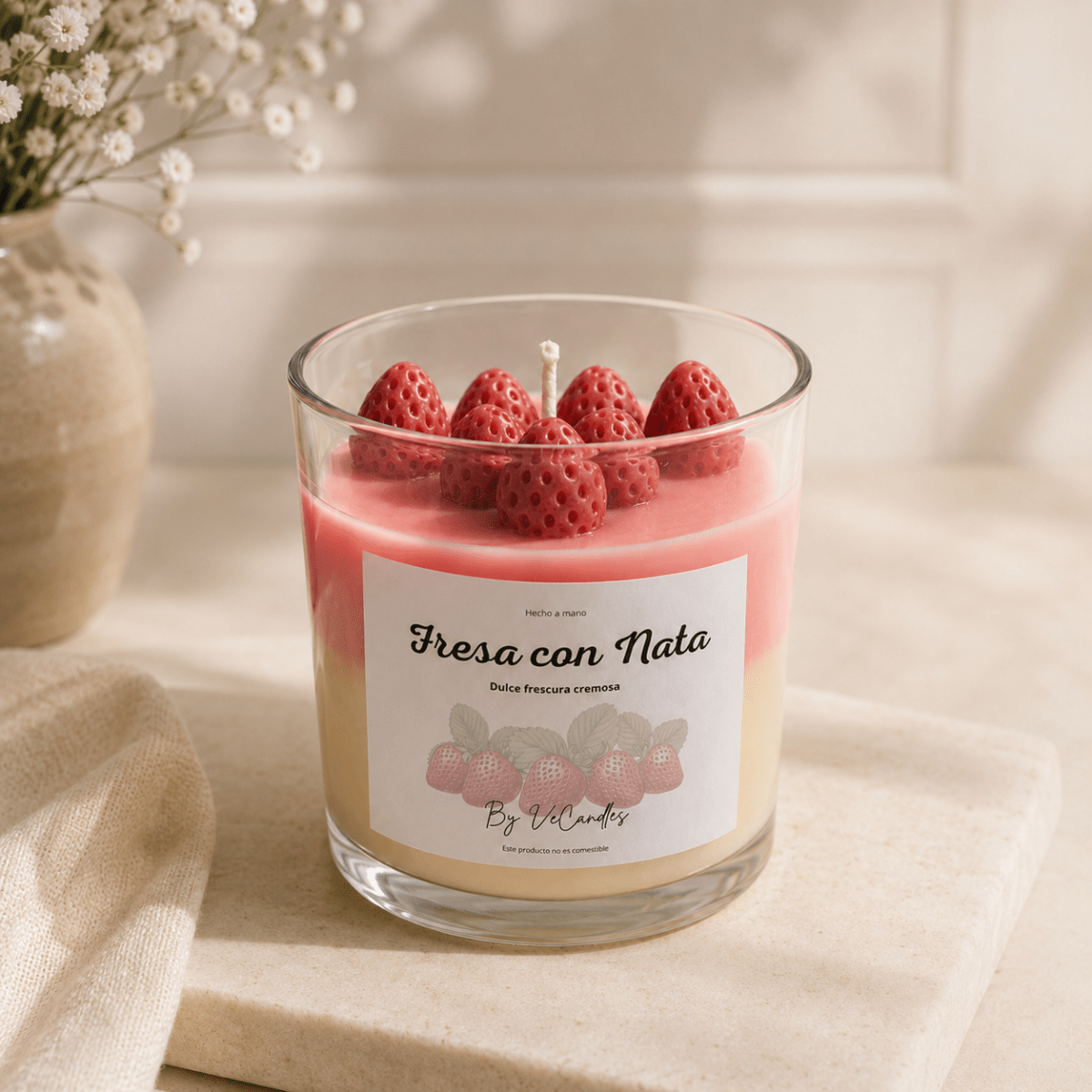 Fresas con Nata - VeCandles
