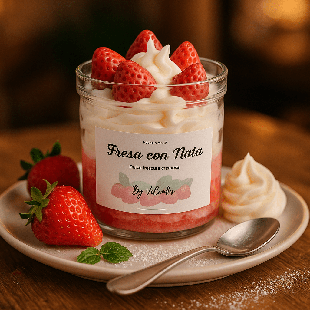 Fresas con Nata - VeCandles
