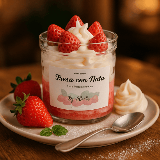 Fresas con Nata - VeCandles