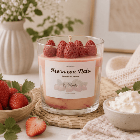 Fresas con Nata - VeCandles