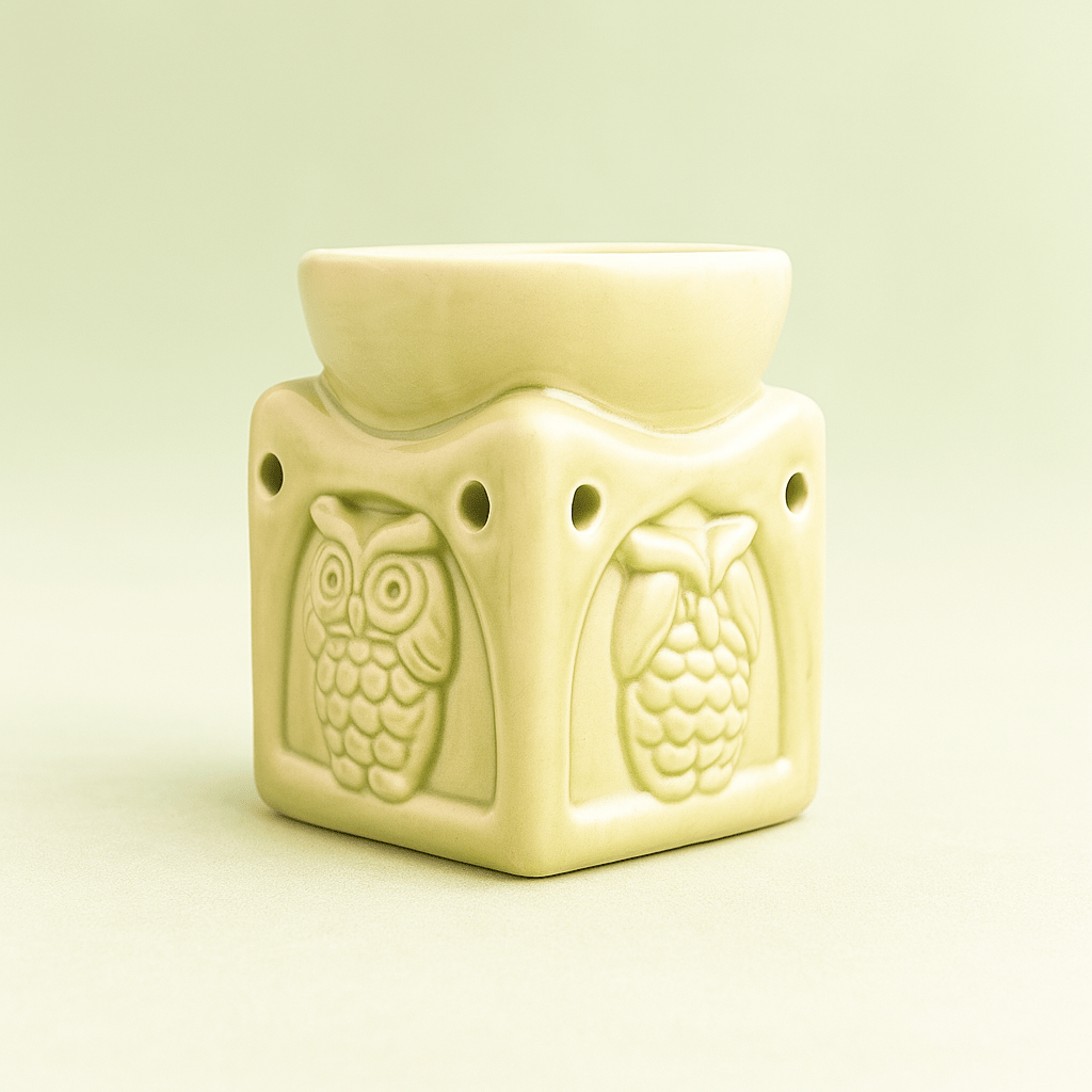 🦉 Quemador de Cera con Búhos - VeCandles