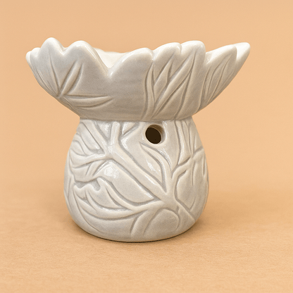 🍃 Quemador de Cera Hoja Esencial - VeCandles