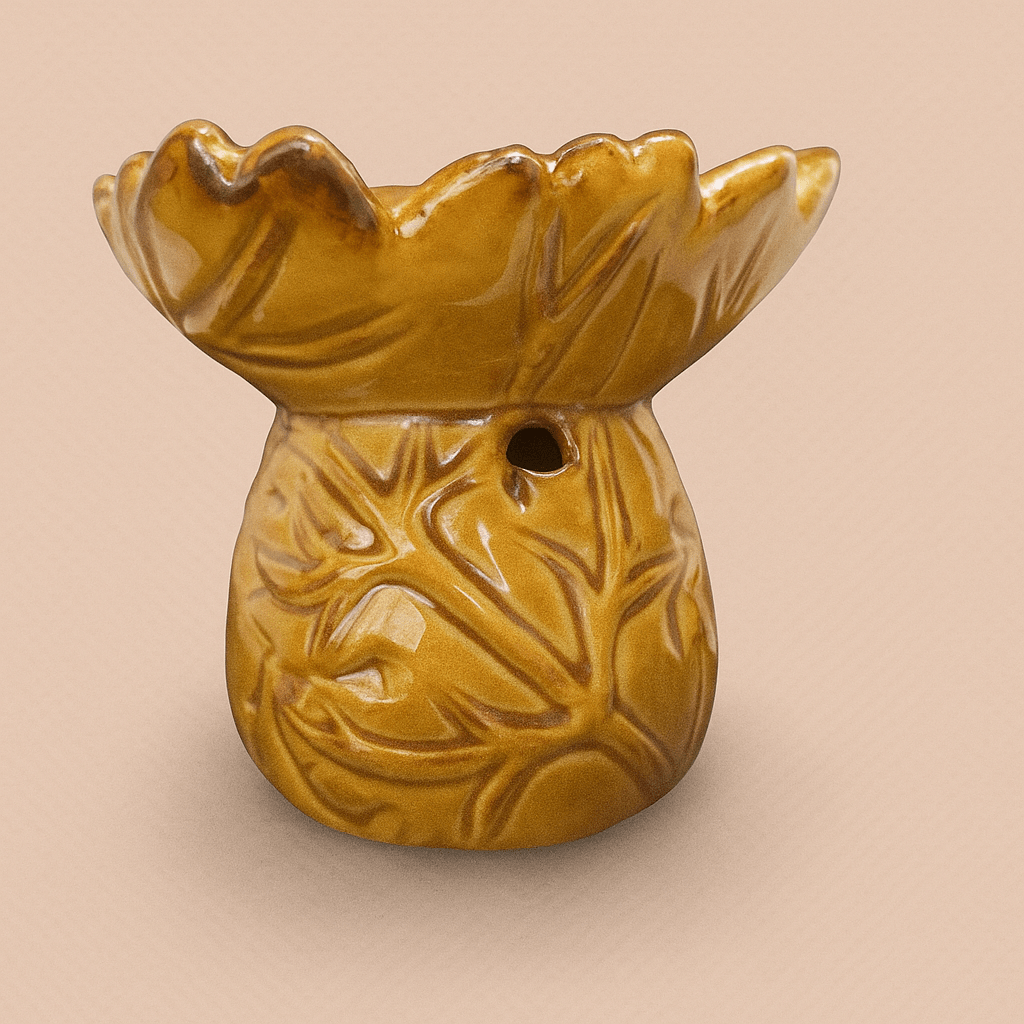🍃 Quemador de Cera Hoja Esencial - VeCandles