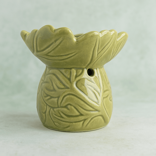 🍃 Quemador de Cera Hoja Esencial - VeCandles
