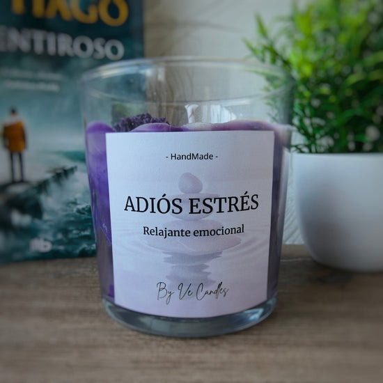 Vela Adiós Estrés - Para relajarte - VeCandles
