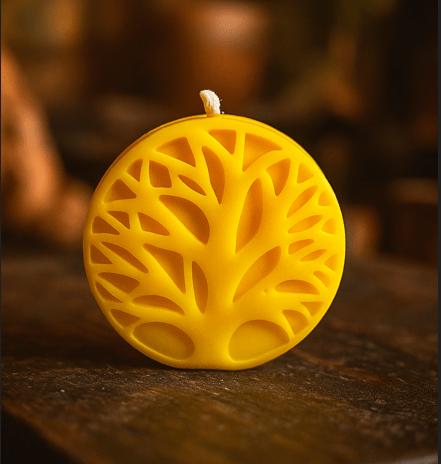 🌳 Vela Artesanal de Soja Árbol de la Vida - VeCandles