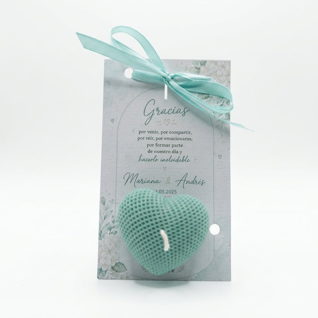 Vela Corazón Eventos - VeCandles