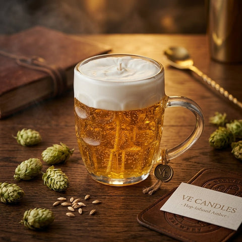 🍋🍺 Vela de Cerveza en Jarra - VeCandles
