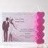 Vela de Corazones Apilados – Regalo de Boda Artesanal y Personalizado - VeCandles