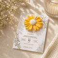 Vela de Margarita Luz de Fe – Regalo de Comunión o Boda - VeCandles
