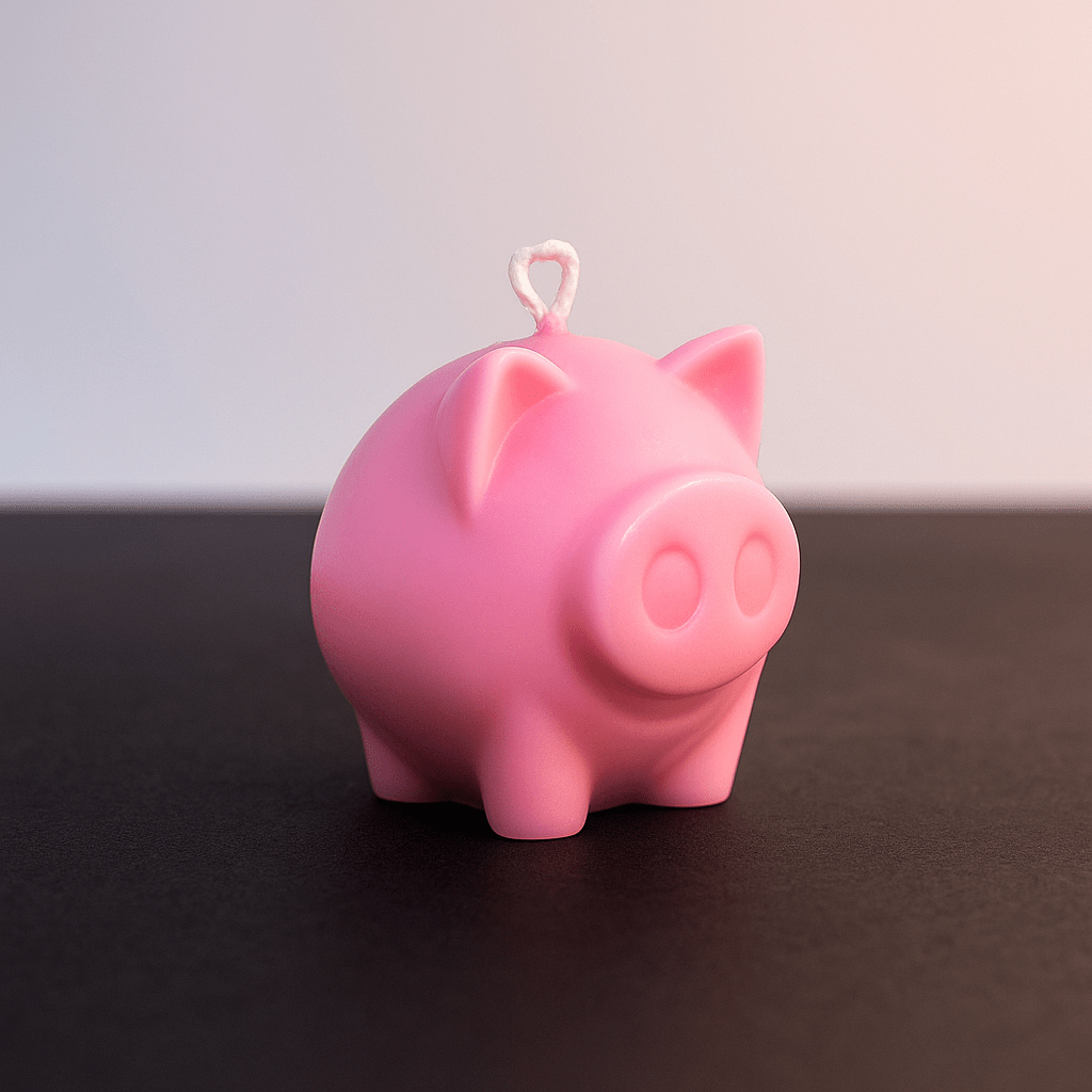 🐷 Vela Decorativa Cerdito - VeCandles