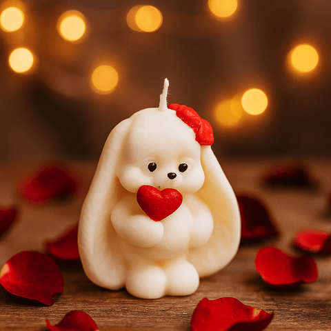 🐰 Vela en Forma de Conejito - VeCandles
