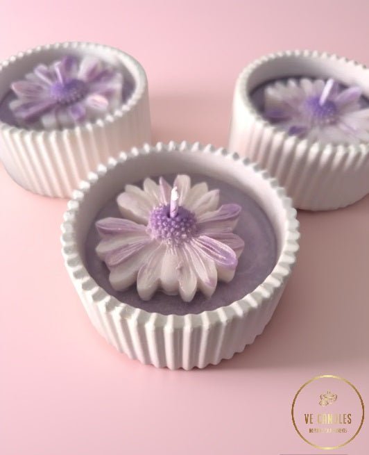 Vela Margarita en Vaso – Regalo de Boda Artesanal y Ecológico - VeCandles
