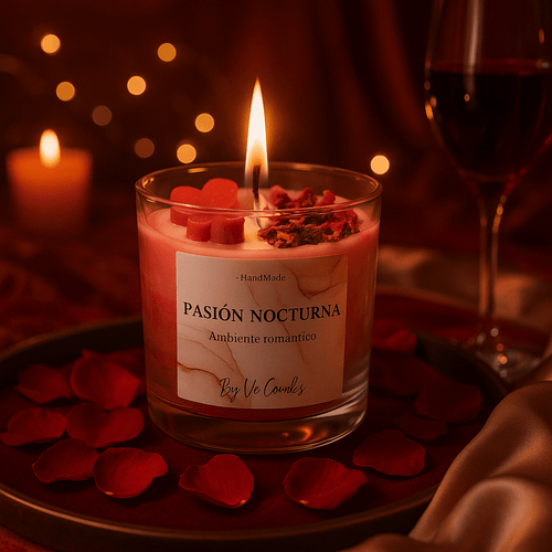 Vela Pasión Nocturna - Ambiente romántico