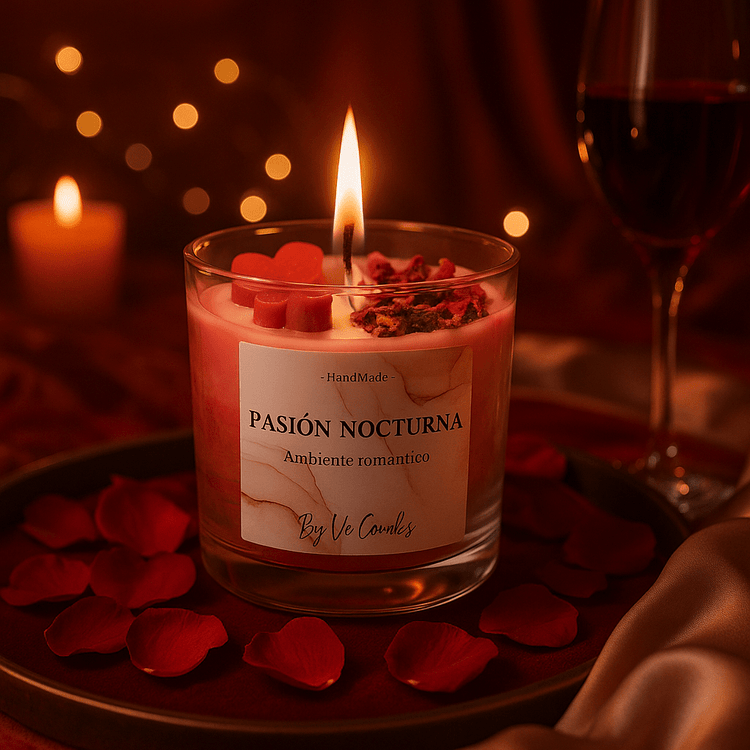 Vela Pasión Nocturna - Ambiente romántico - VeCandles