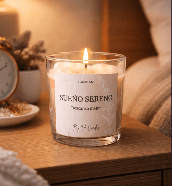Vela Sueño Sereno - Descansa mejor - VeCandles