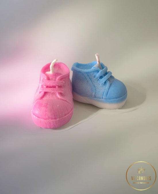 Vela Zapatilla de Bautizo – Regalo Artesanal y Ecológico para Invitados - VeCandles
